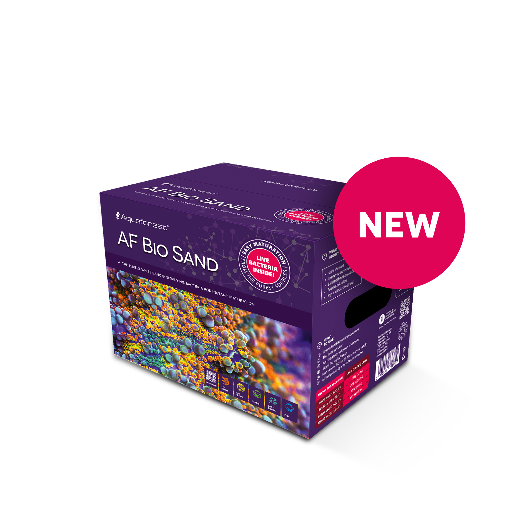 Aquaforest Bio sand 1-2mm 10kg