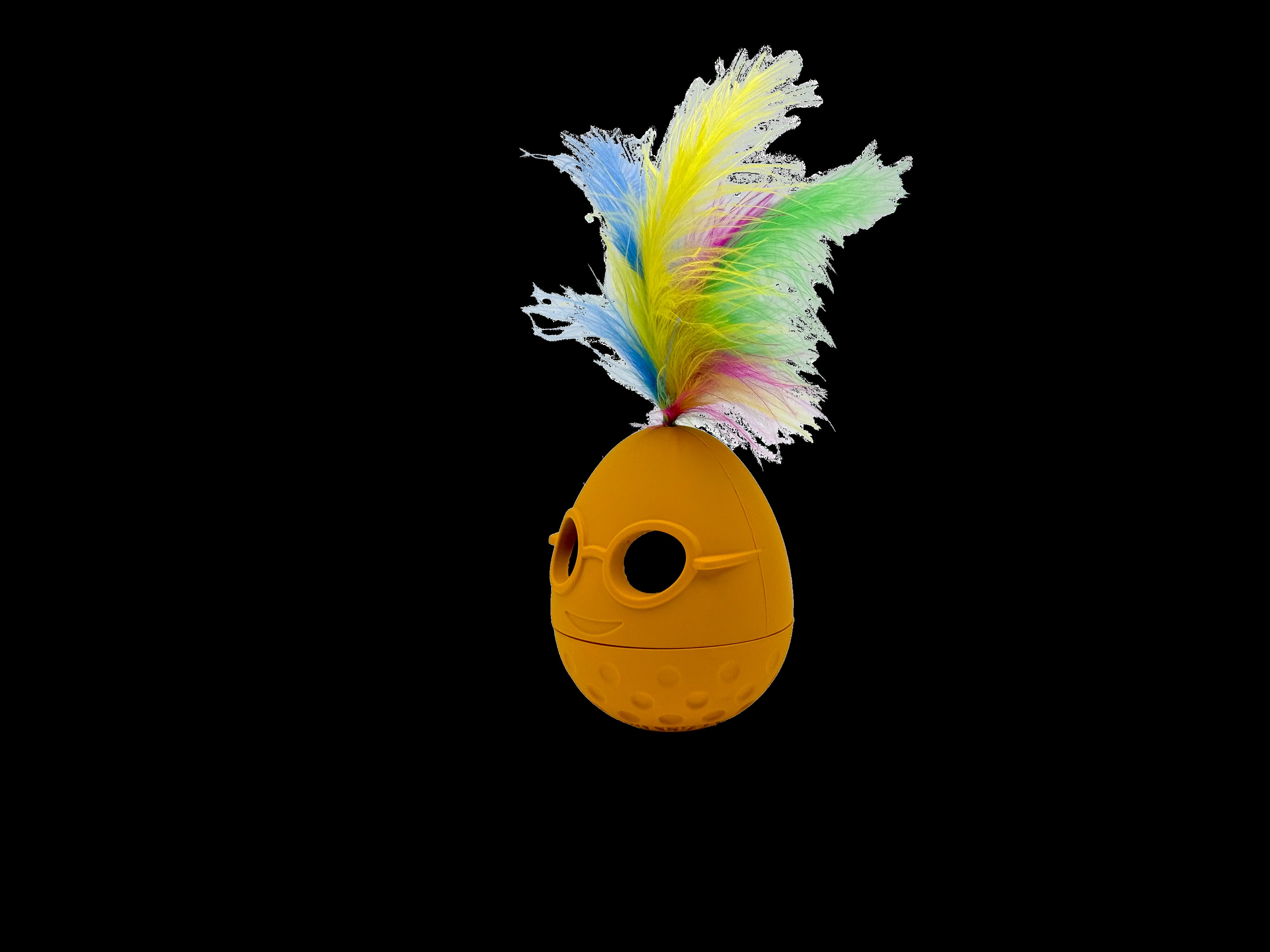Igračka za mace Kiwi lopta za poslastice Hippie