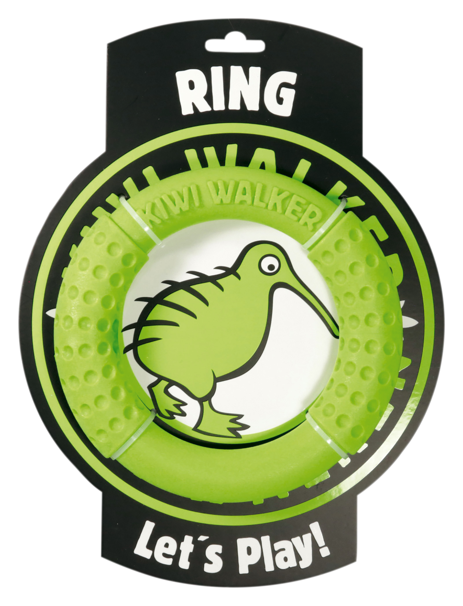 Igračka za pse Kiwi TPR Ring 18 cm zeleni