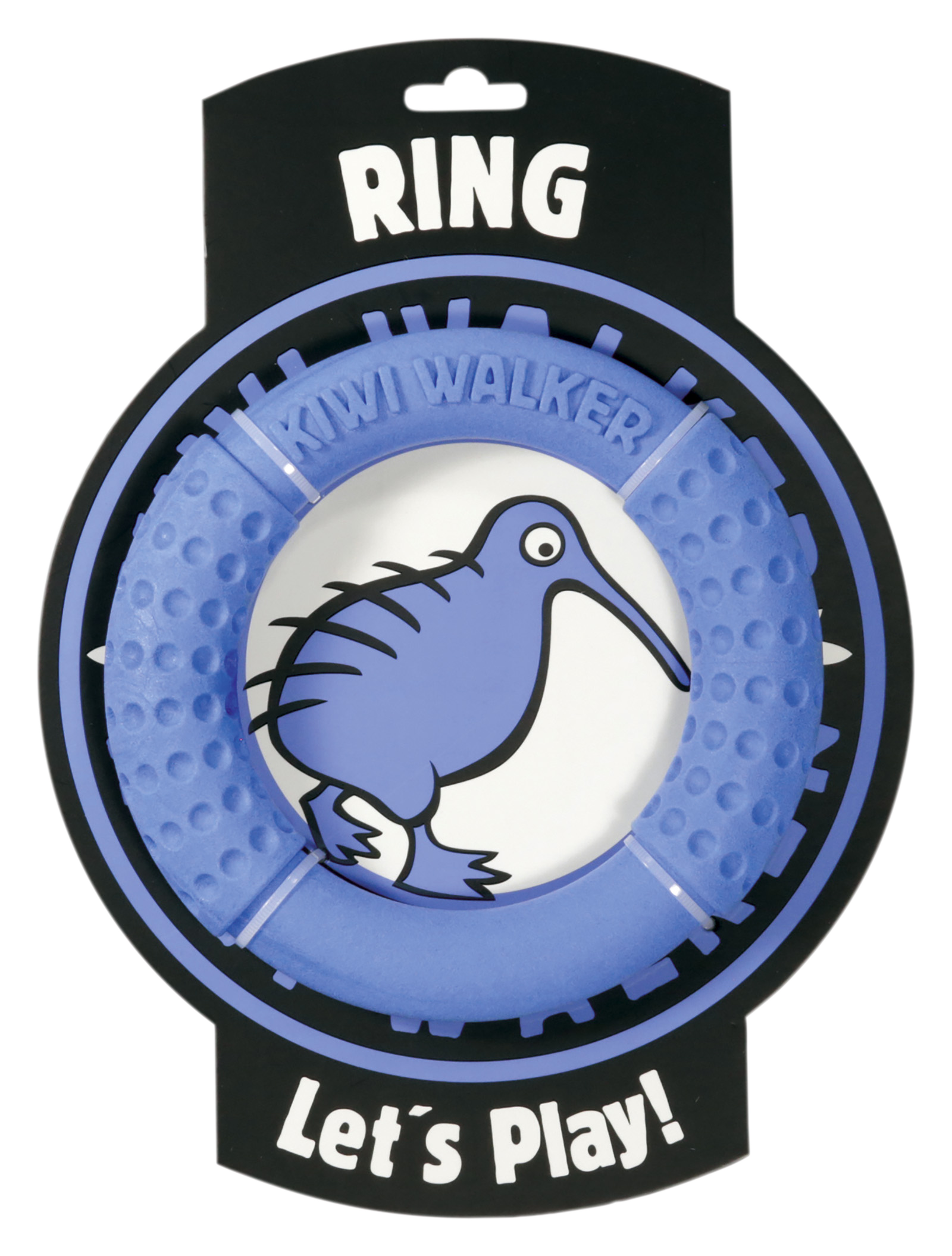 Igračka za pse Kiwi TPR Ring 18 cm plavi