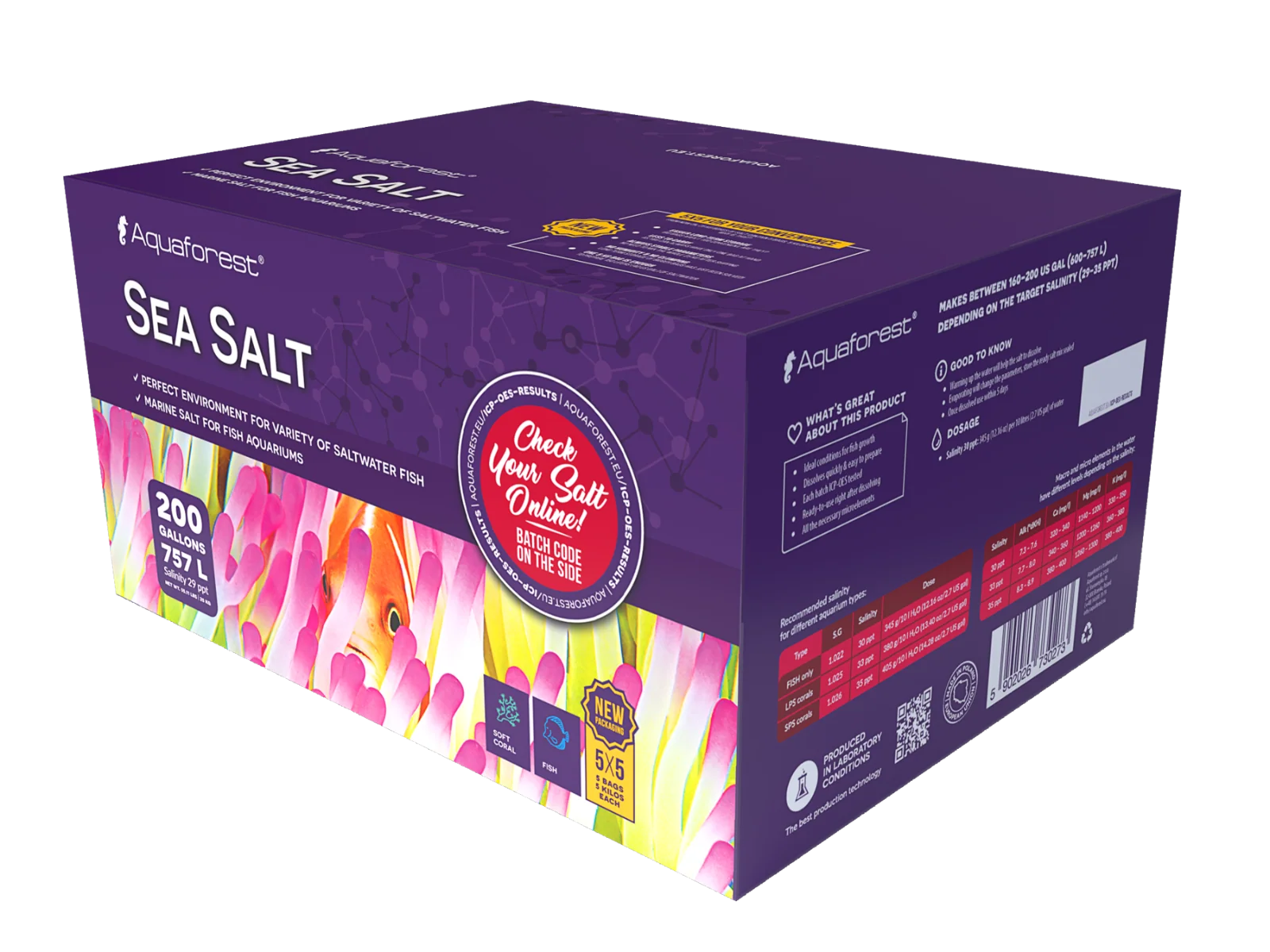 Aquaforest Sea salt 25kg box