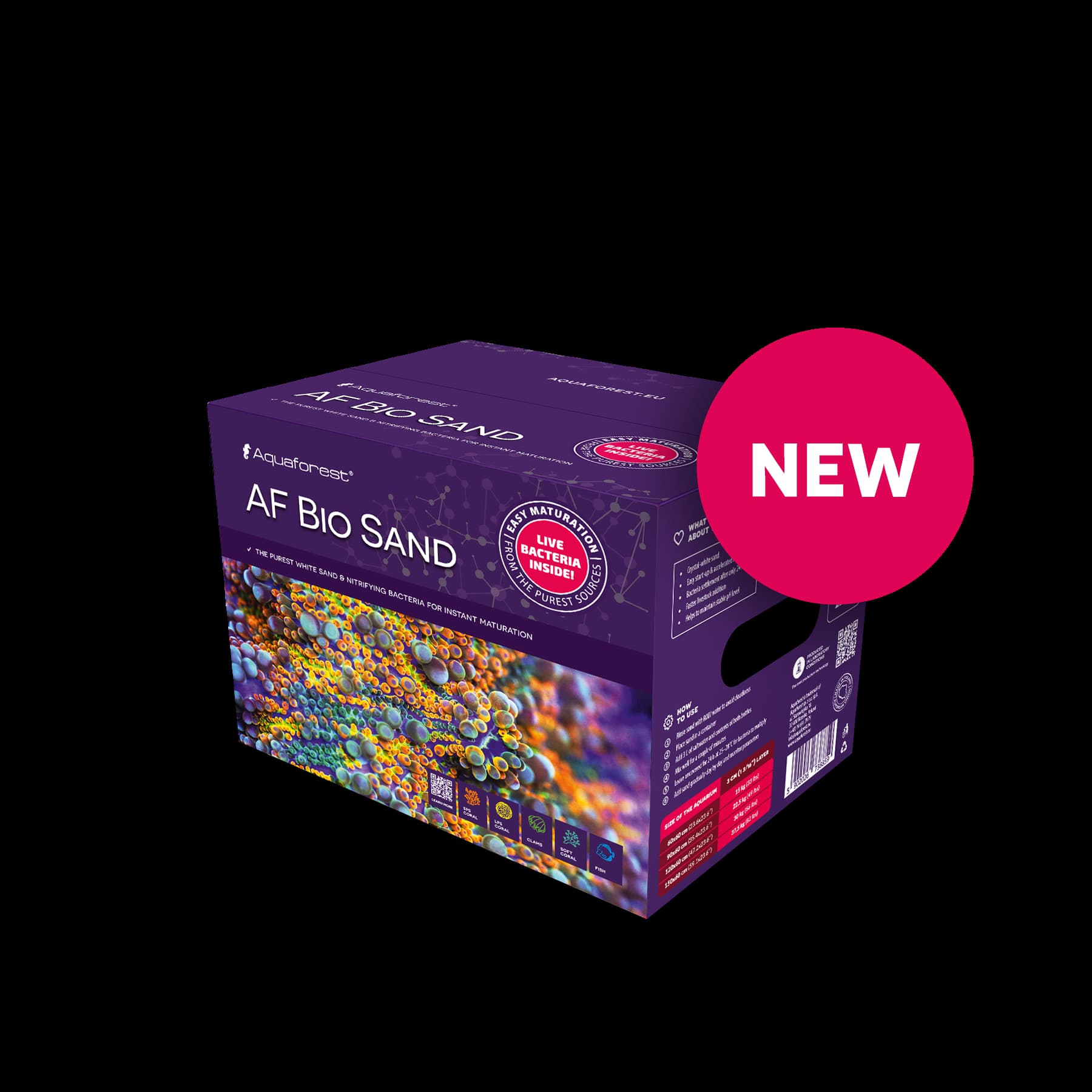 Aquaforest Bio sand 0,5-1,5mm 10kg