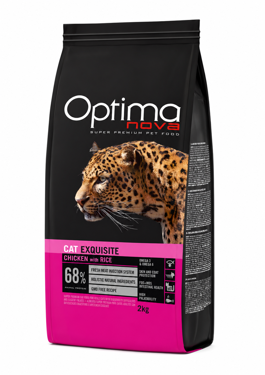 Optimanova cat adult Exquisite Pile/riža 2kg LG NOVO