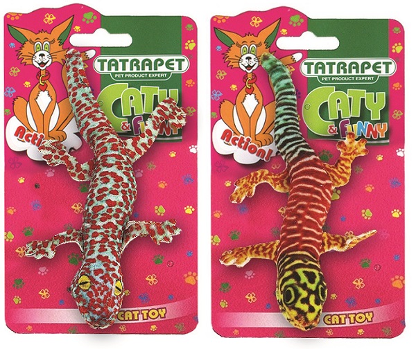 Igračka za Mace Pliš gušter 16cm mix Tatrapet